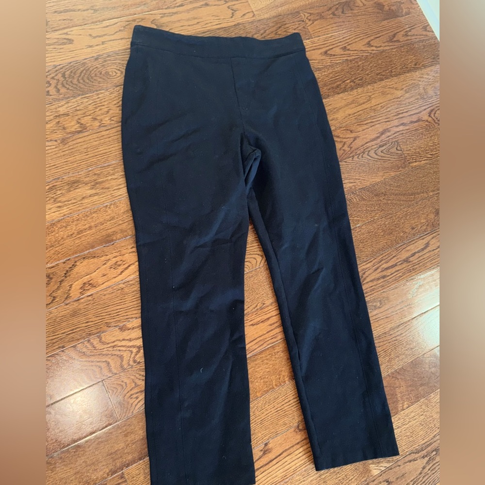Spanx super smooth perfect fit ponte slim straight pant size xl black